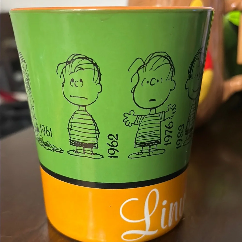 Green and Orange Linus Character Mug - Picture 6 of 6